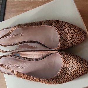 Madewell sling backs size 6 1\2
